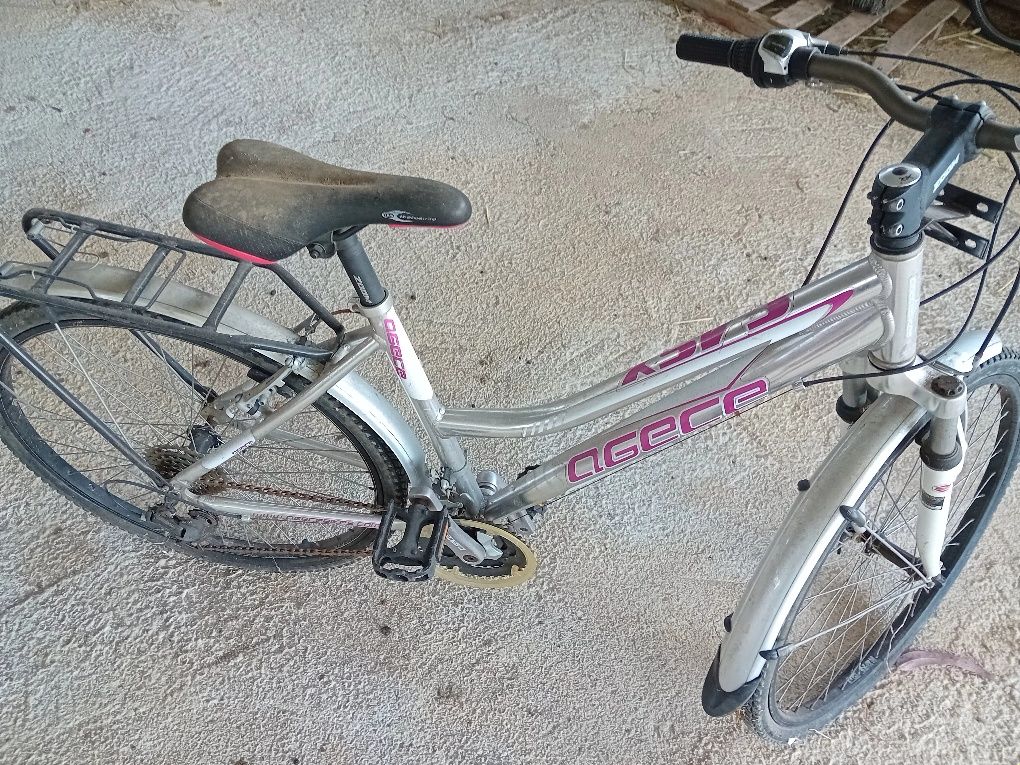 Bicicleta de senhora.