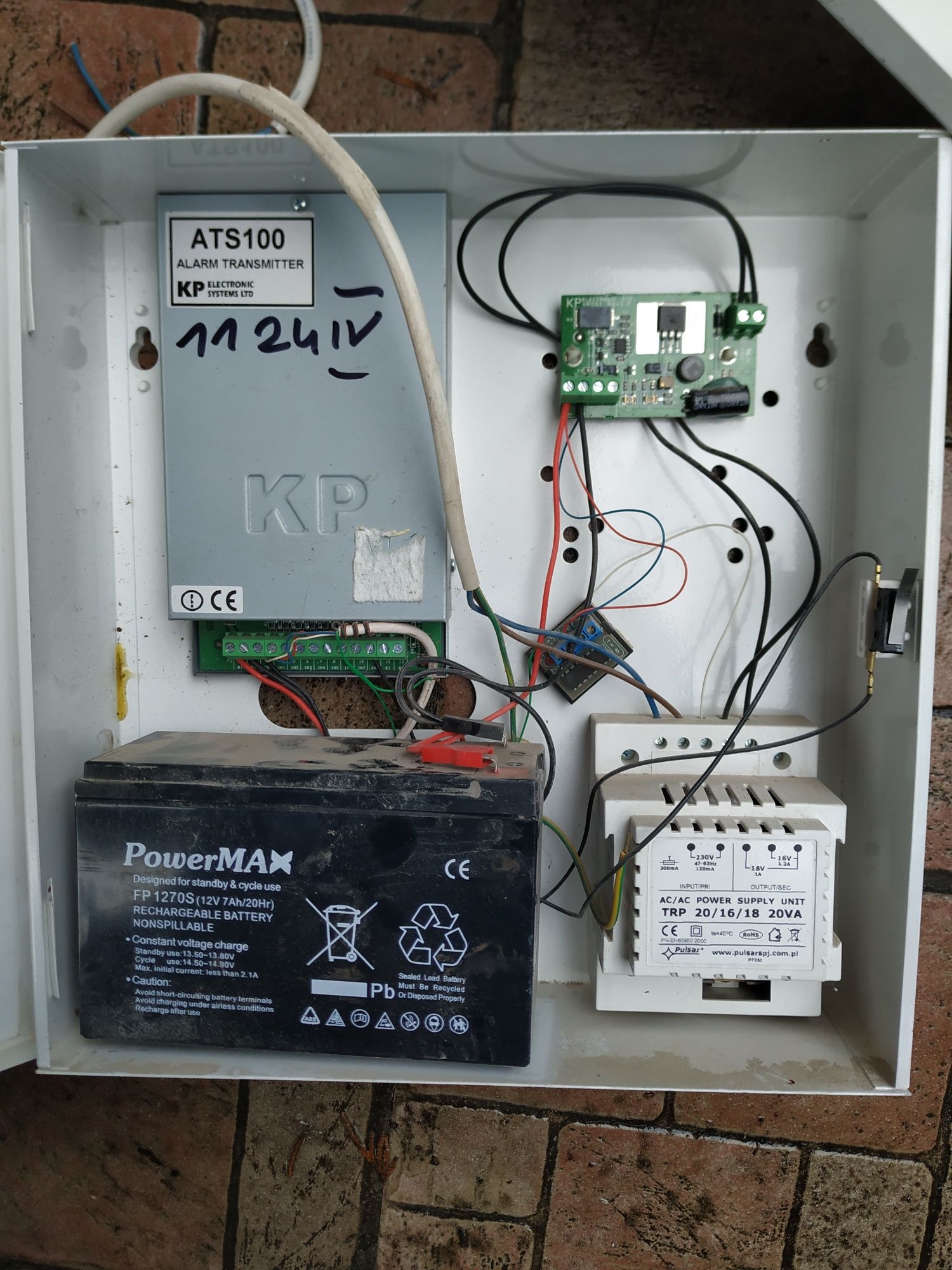 alarm system, Transmitter Ats 100, pulsar awo 155 nadajnik