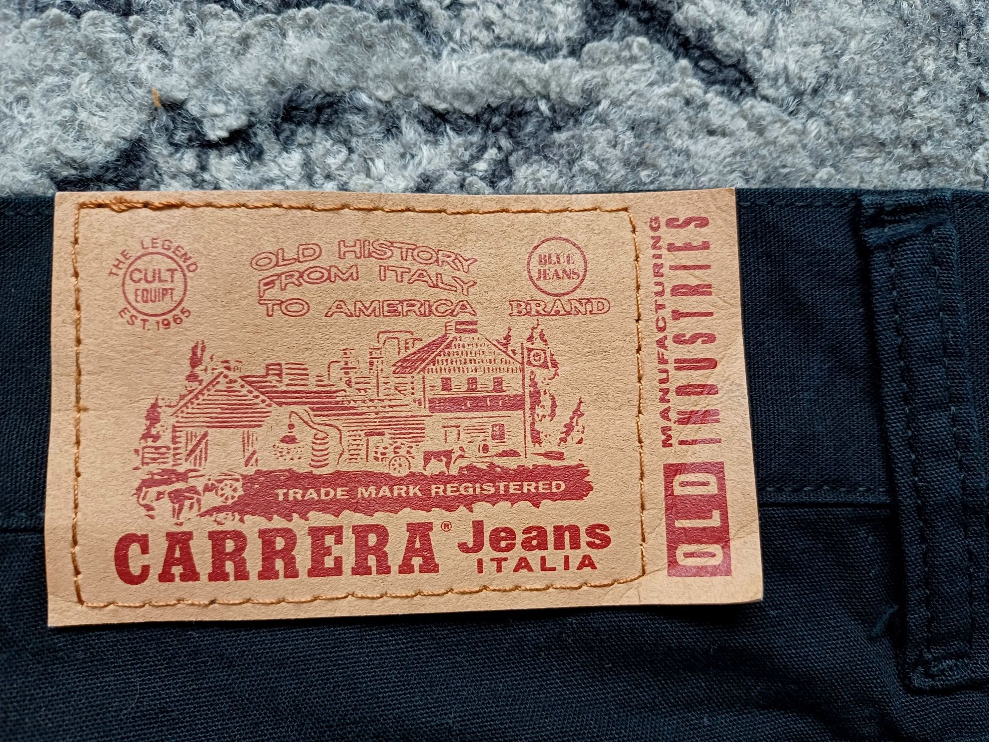 Spodnie Carrera Italia Jeans M bdb stan długie czarne spodnie