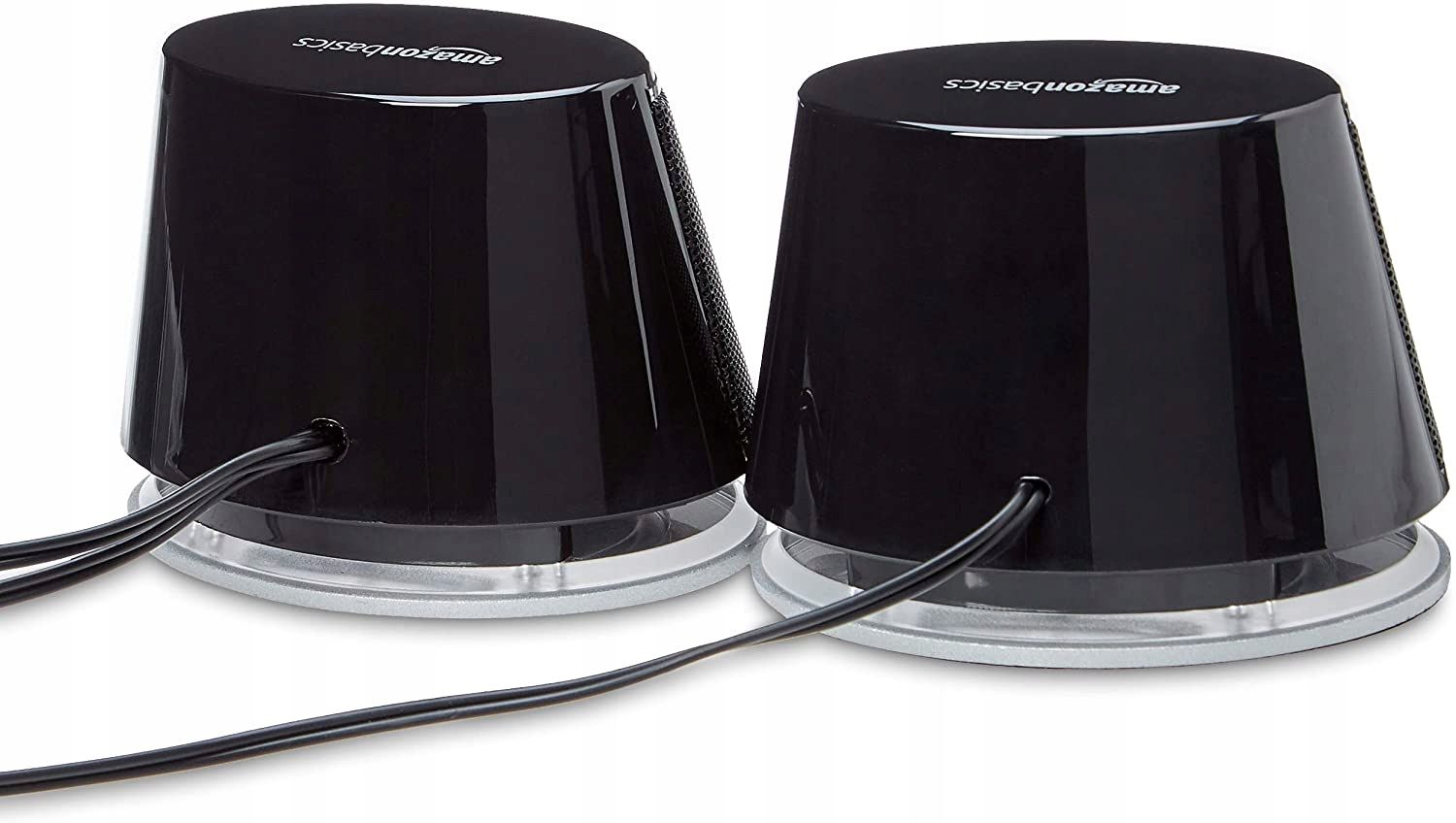 zestaw głośników 2szt 2.0 amazon czarny stereo