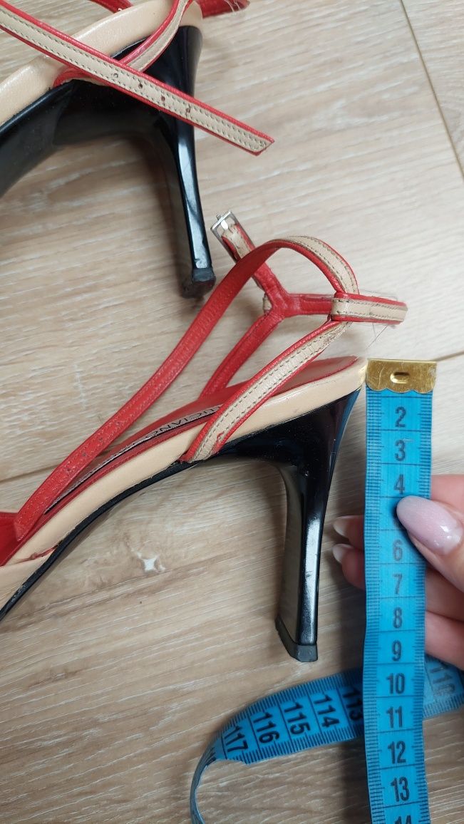 buty  damskie  skórzane  szpilki sandały,  czółenka r. 37.5