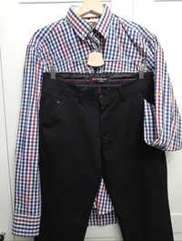 Koszula męska Pawo+ spodnie Redpolo L zestaw