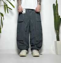 Pull&Bear loose baggy fit ripstop cargo pants