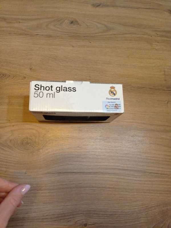 NOWE Kieliszki REAL MADRYT / REAL MADRID oryginalne  50 ml