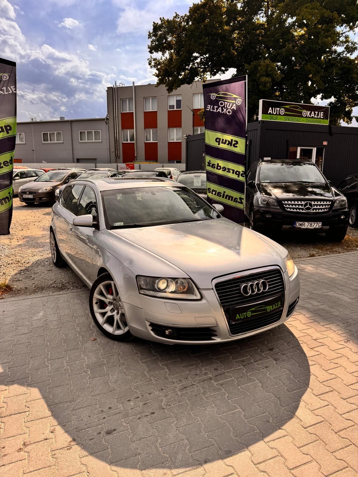 Audi A6/2.0b// AUTOMAT//skóry// szyber// opłaty// alu// NAVI//
