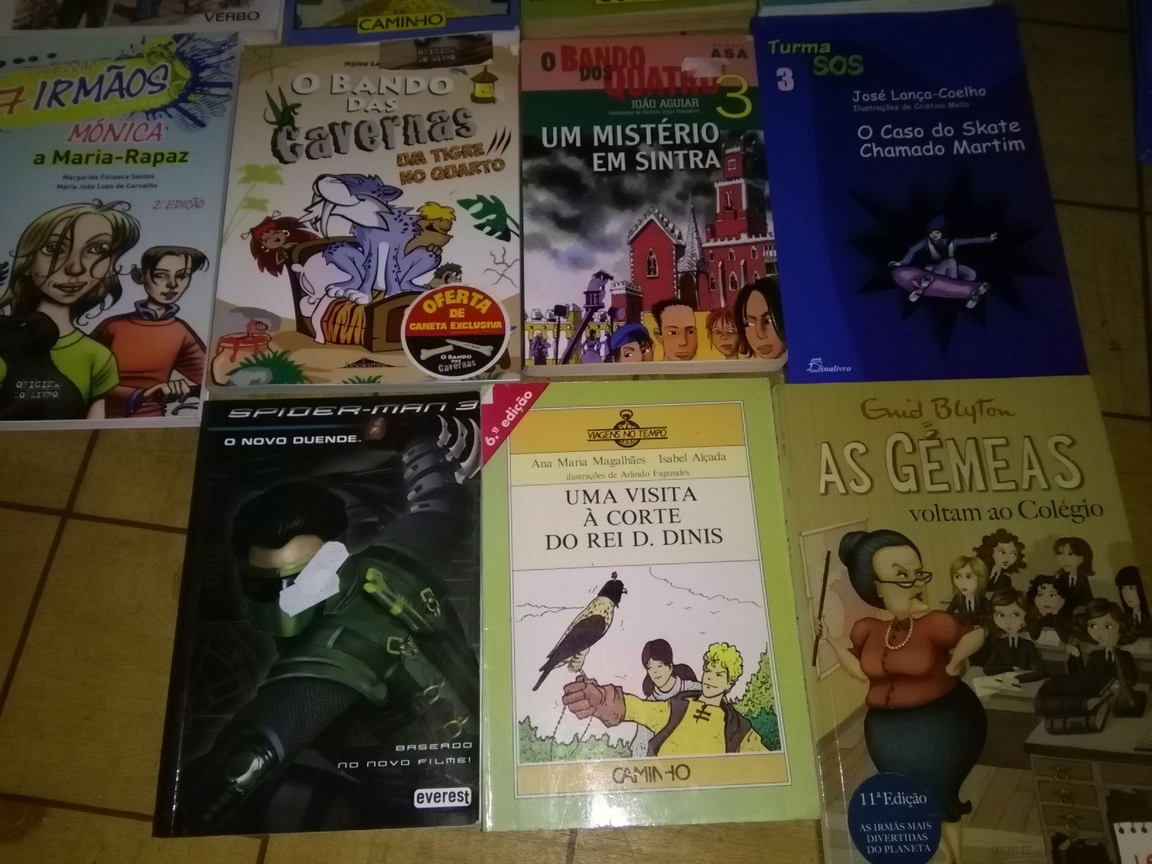 Livros Infanto-juvenis Variados e DVD Cinco e Sete