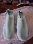 Buty damskie z materiału.