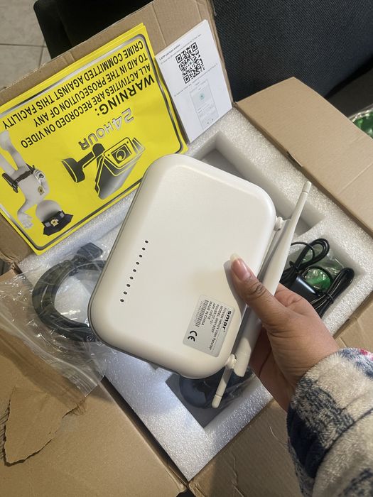 Kit com 4 camêras de vigilância Smar