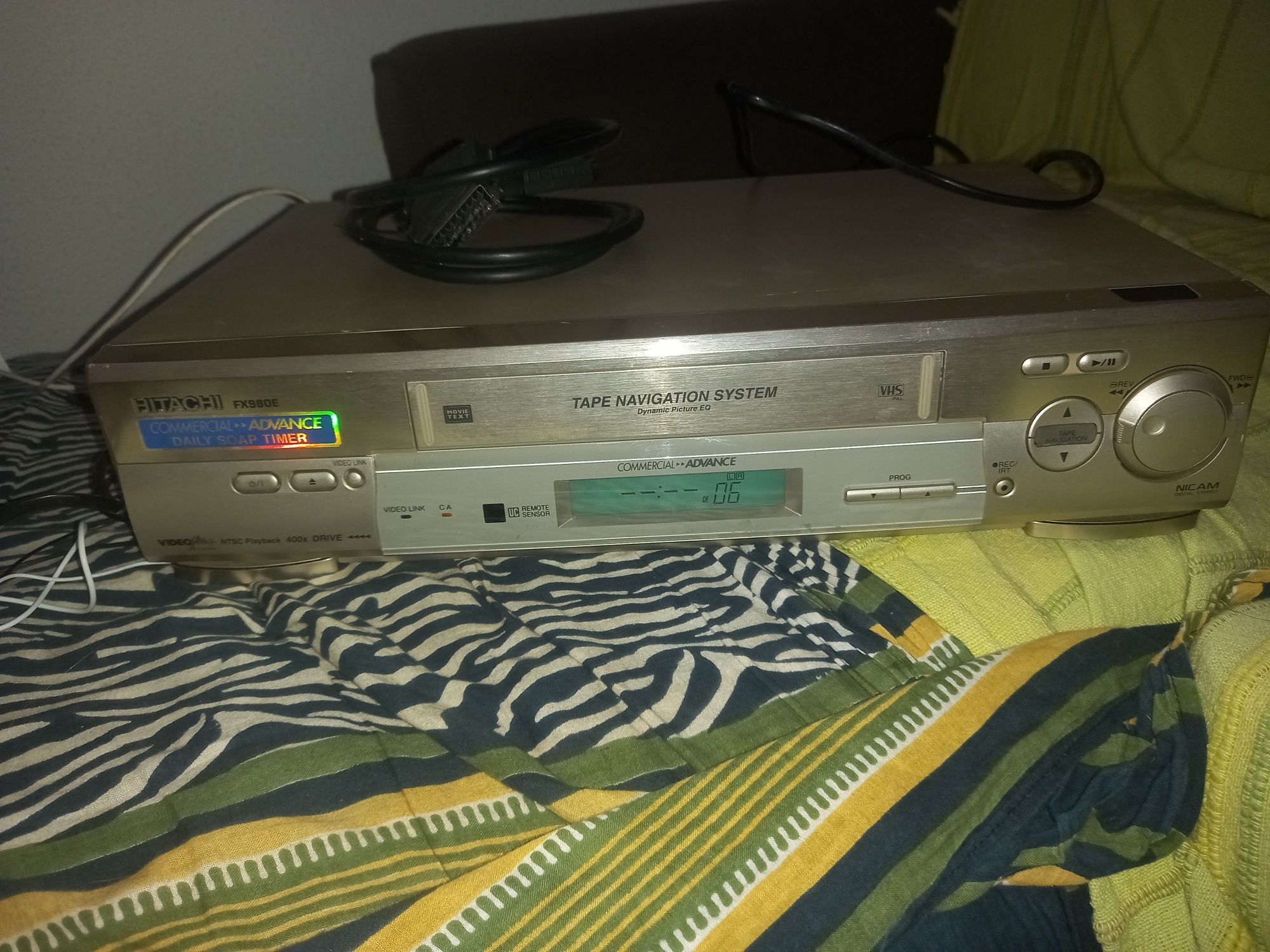 Leitor de Vídeo Vhs Hitachi