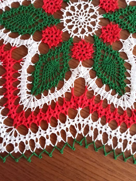 Serwetka świąteczna - Kwiaty poinsecji, Boże Narodzenie