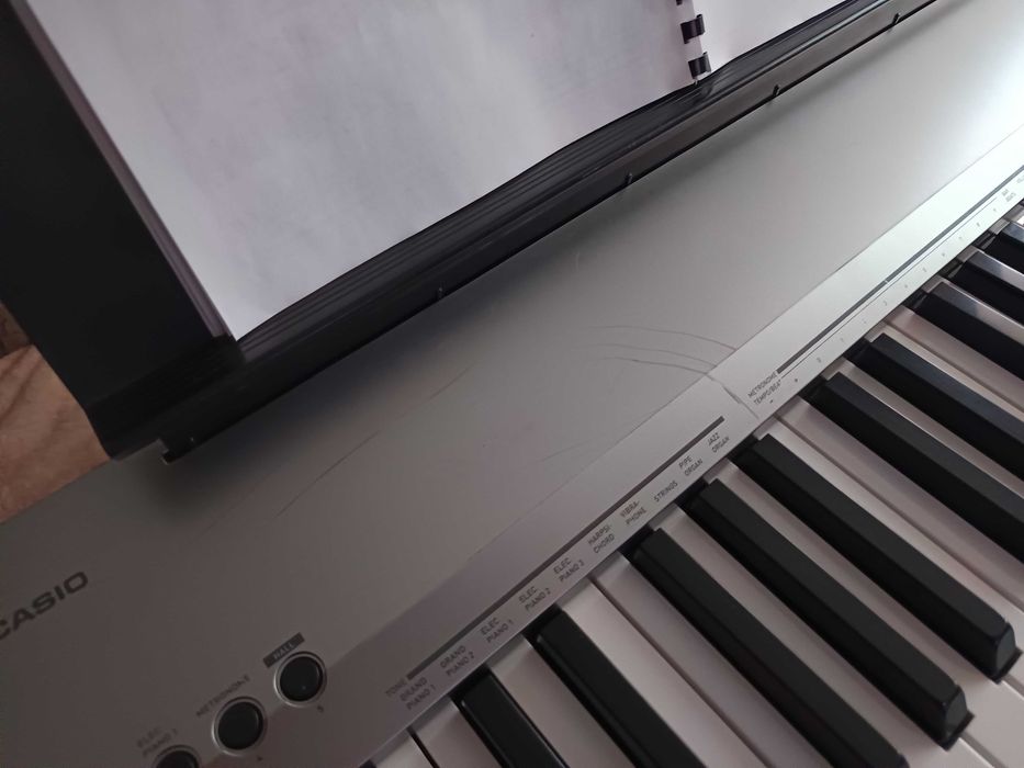 Pianino cyfrowe CASIO CDP-130 cały zestaw + pokrowiec!