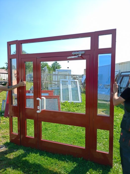 Drzwi aluminiowe używane z Niemiec super stan dostawa gratis cały Kraj