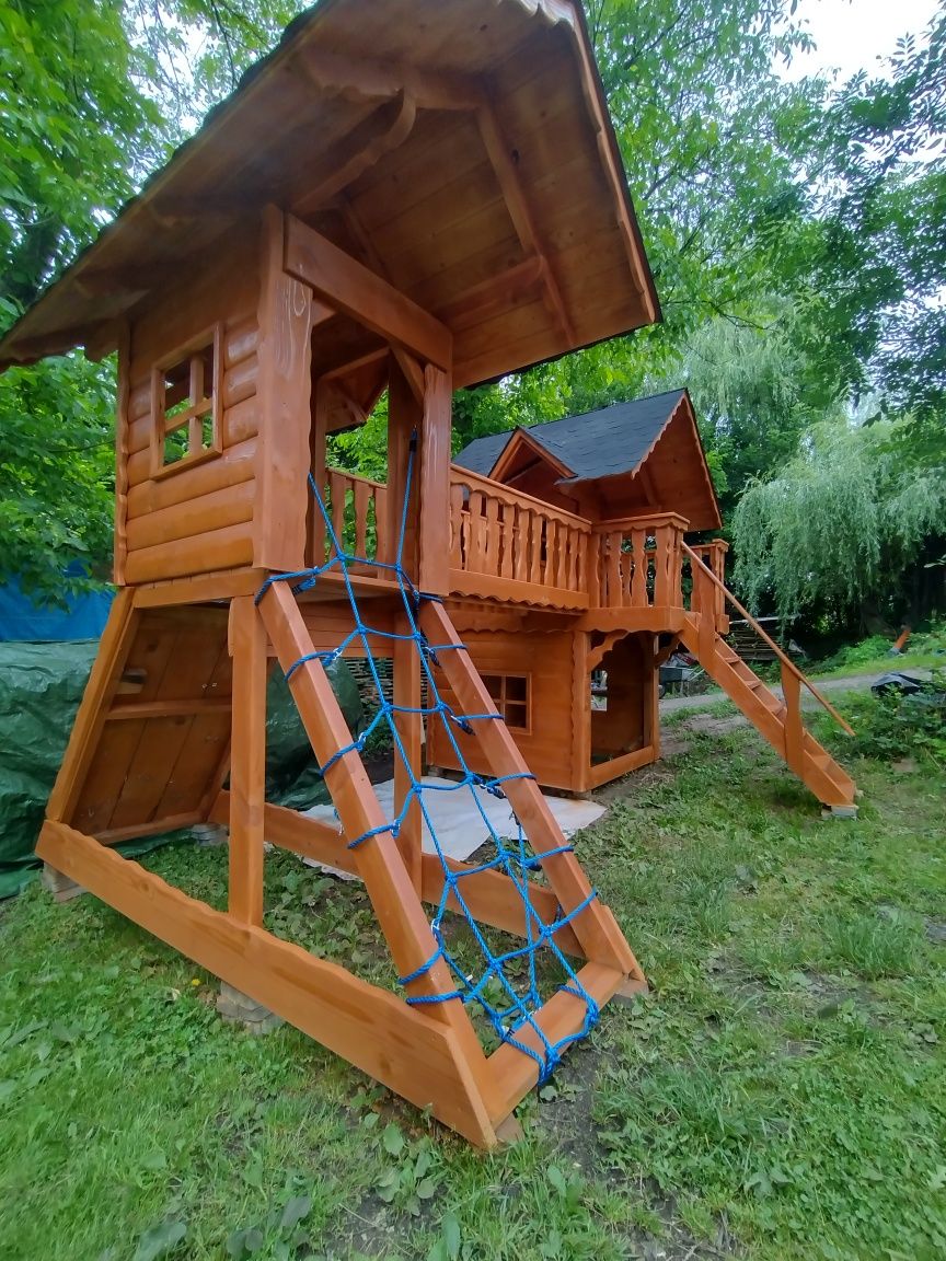 Plac zabaw  L  domki dla dzieci ,Bieszczady producent