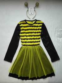 kostium pszczółka- komplet, 122-128, 6-8 lat, przebranie, karnawał