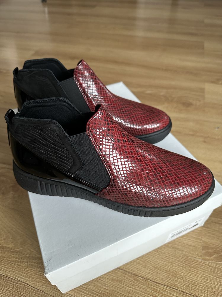Sergio Bardi Botki 25cm 40 1-2 razy założone damskie kupione Modivo