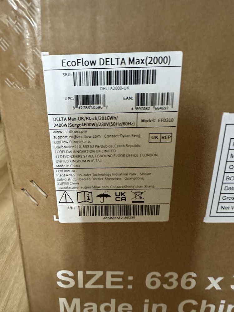 Зарядная станция EcoFlow DELTA MAX 2000