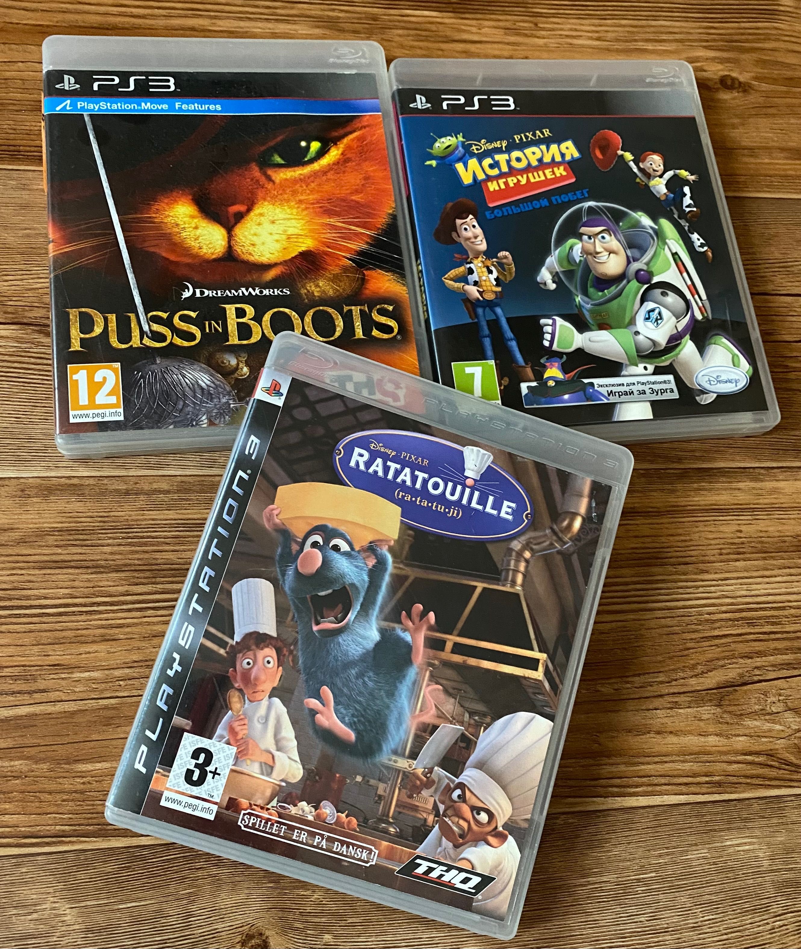 Sony PS3: Sonic, Кот в Сапогах, Имтория Игрушек, Lego, Sly