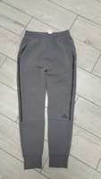 Adidas spodnie dresowe dres dresy joggery szare chłopięce 13-14lat