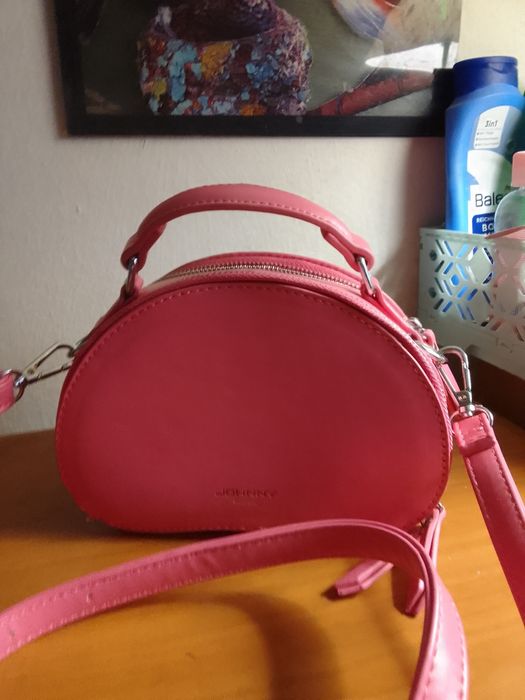 Сумка -клач  розовая  женская.