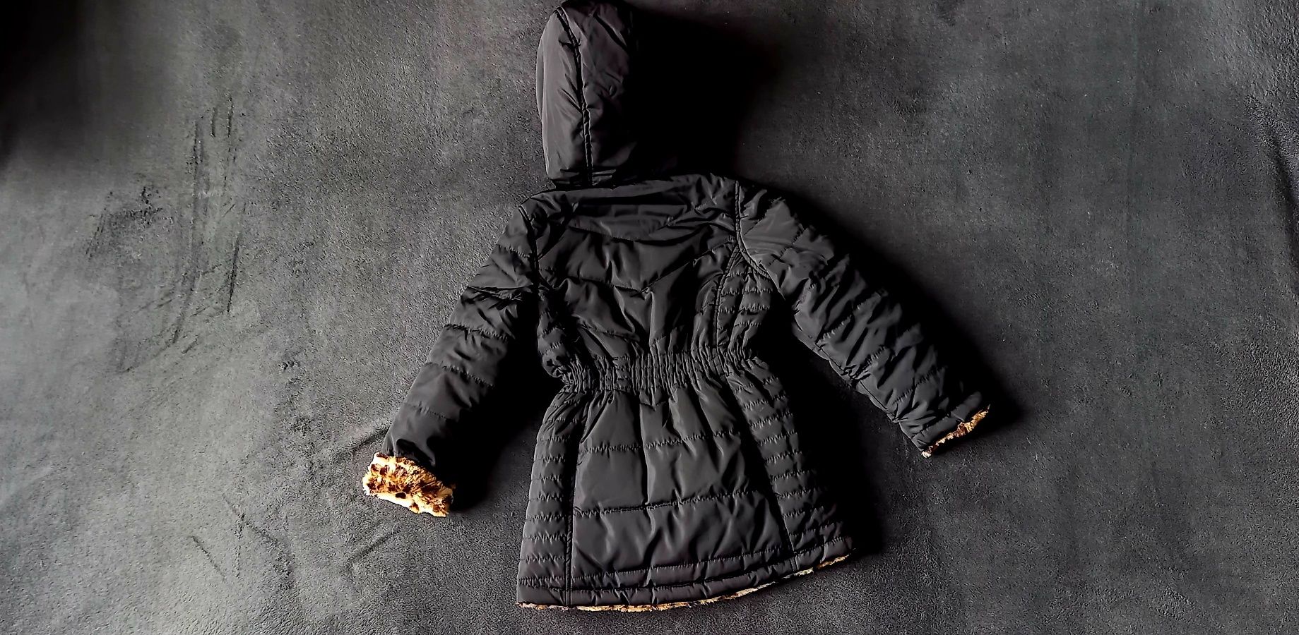 DKNY Donna Karan New York, dwustronna kurtka dziewczęca, roz. 116cm
