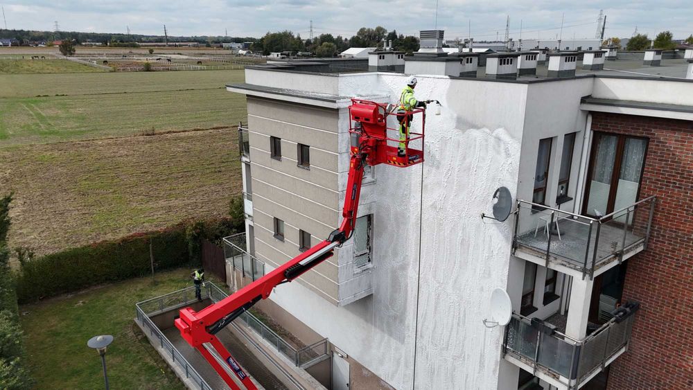 Czyszczenie elewacji mycie okien dachów kostki brukowej