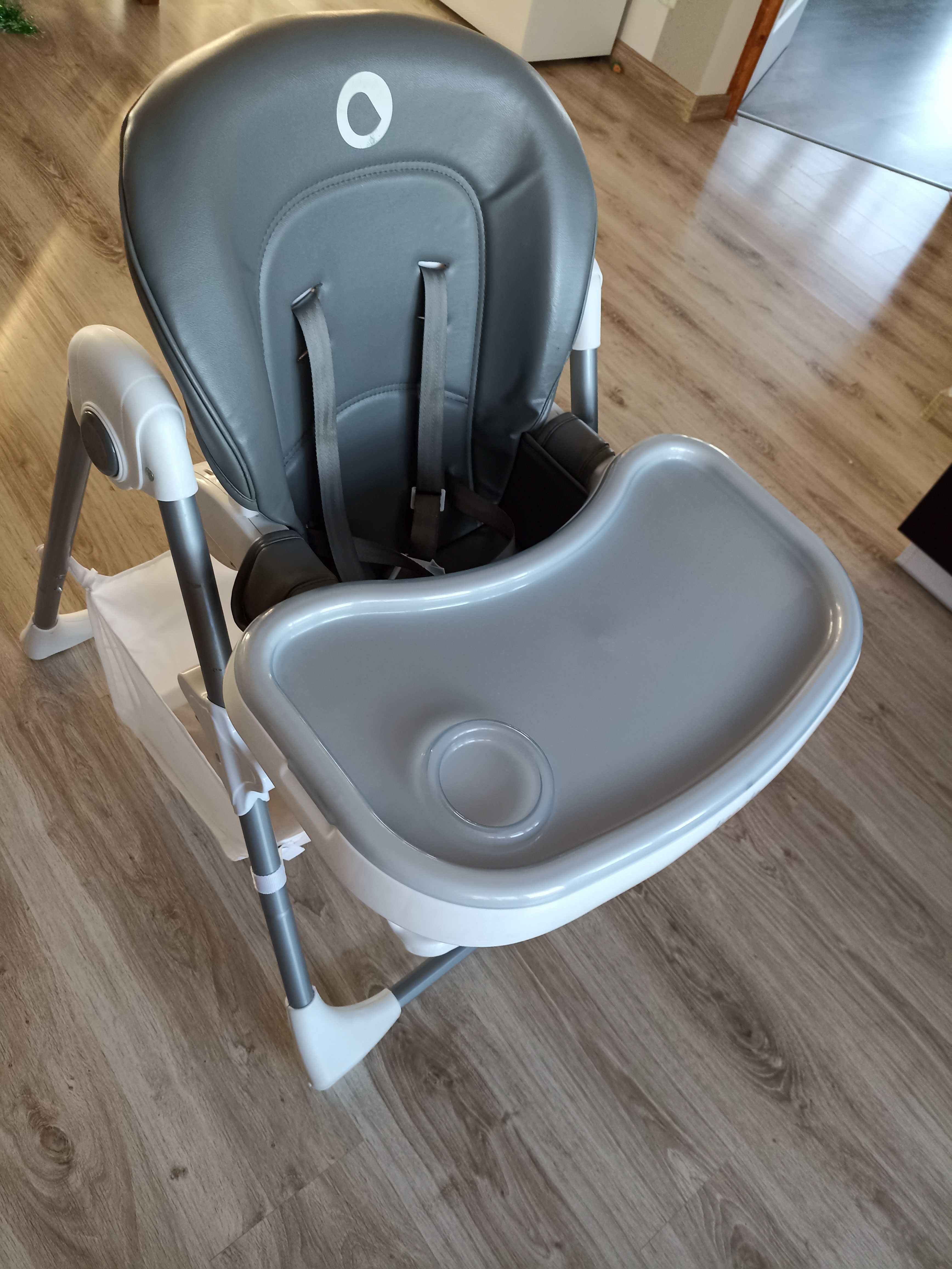 Krzesełko do karmienia Lionelo Linn Plus Grey