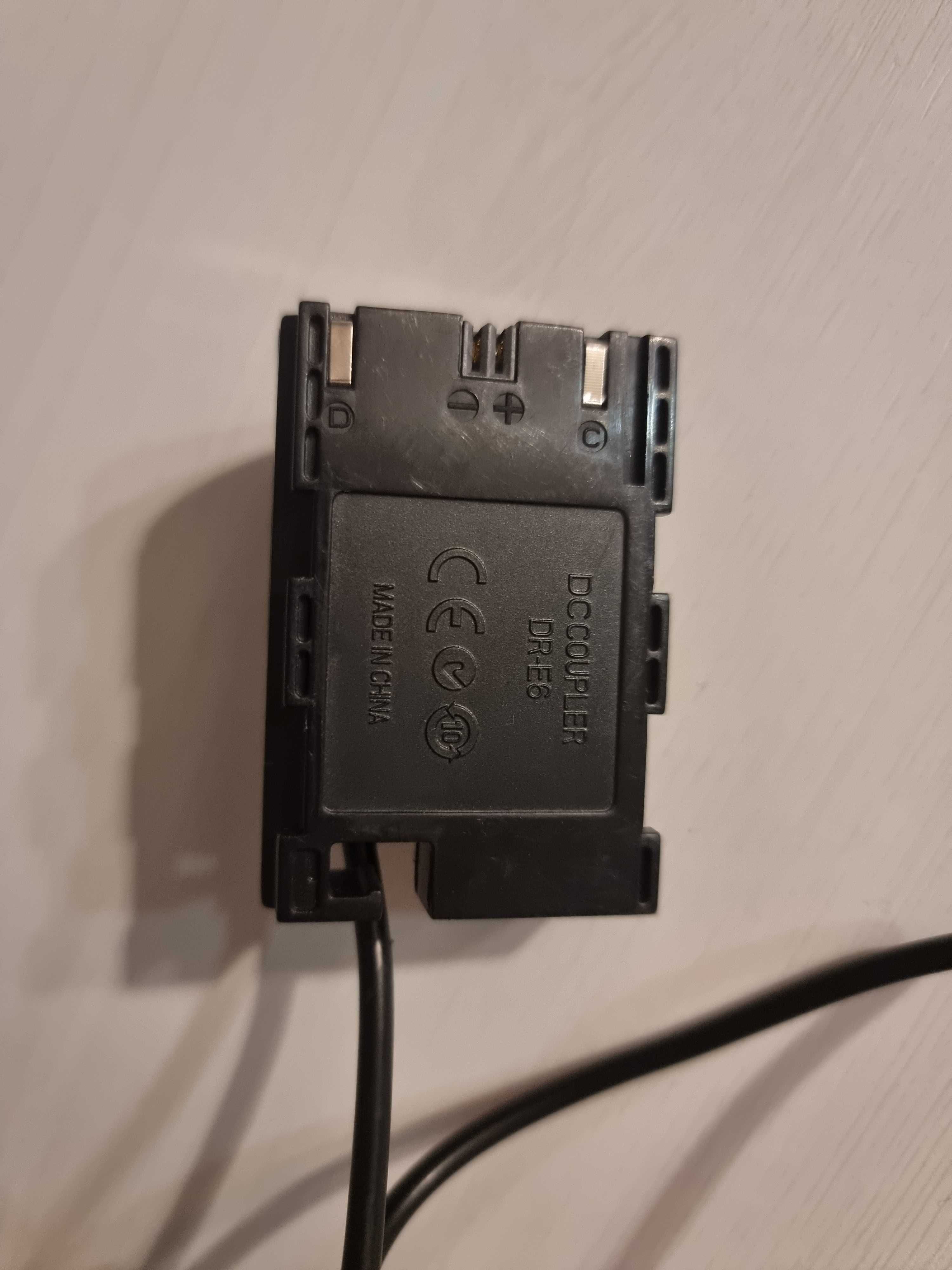 Адаптер живлення AC-E6 для Canon Безперервна робота камери без батарей