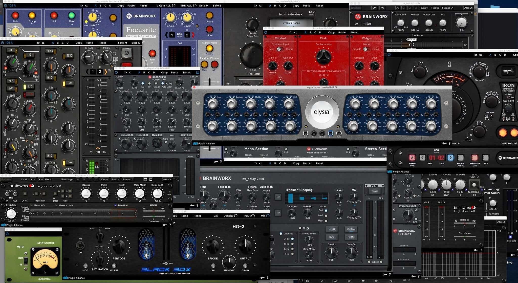 Plugin Alliance Brainworx SPL zestaw 50x plugin wtyczka VST AAX