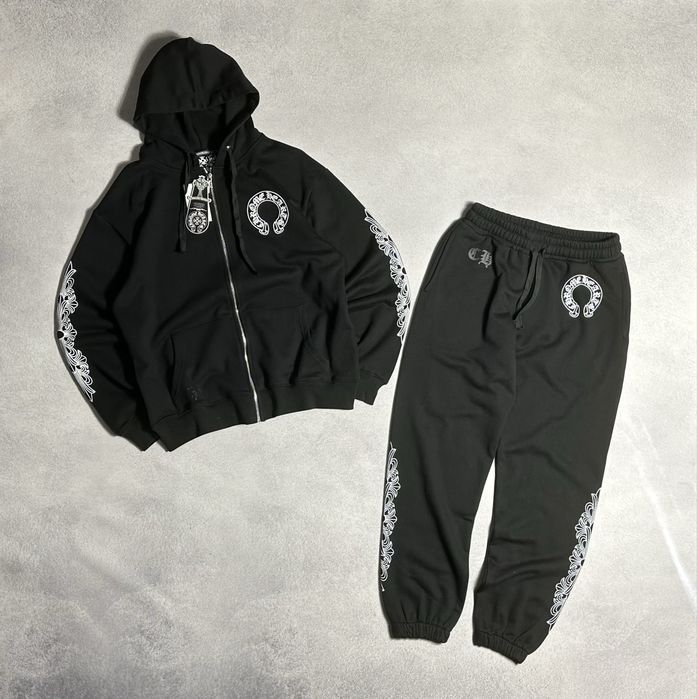 Костюм Chrome Hearts Floral Cross SweatSuit Size Large