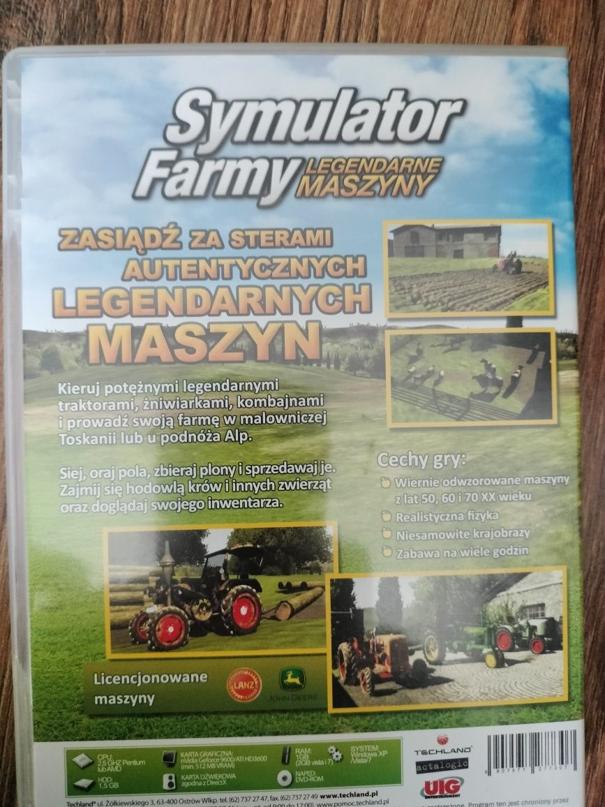 Symulator Farmy Legendarne Maszyny PC