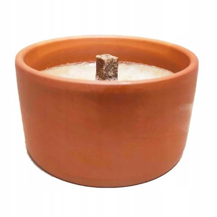 znicz tradycyjny ceramiczny gliniany otwarty