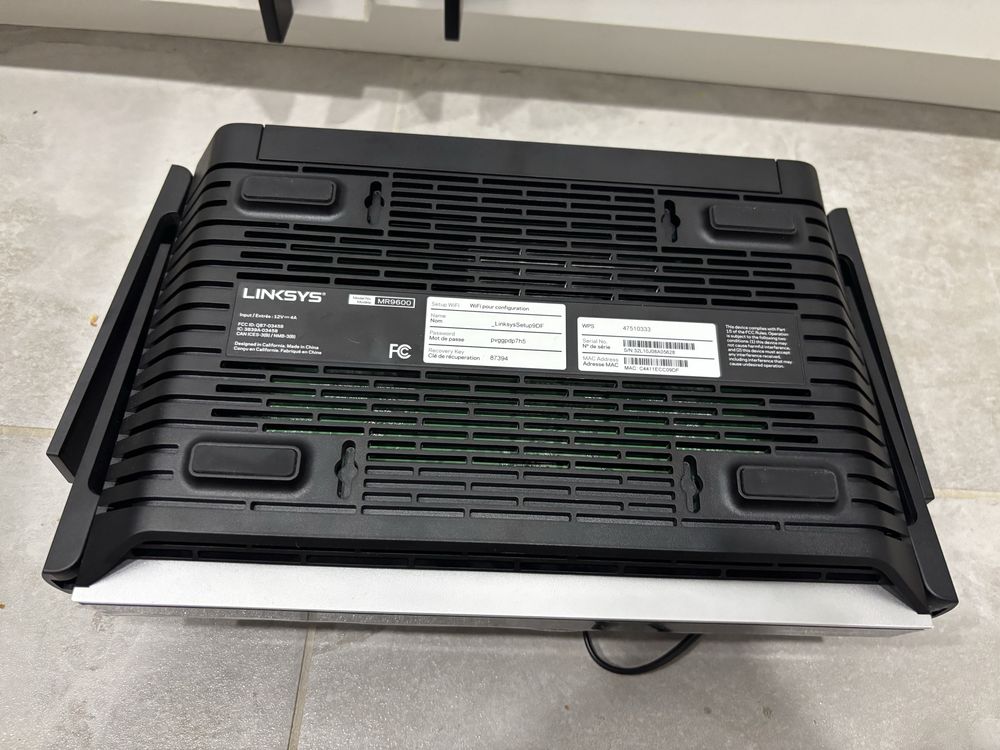 Wi-Fi роутер Маршрутизатор Linksys MR9600 AX6000 Dual-Band