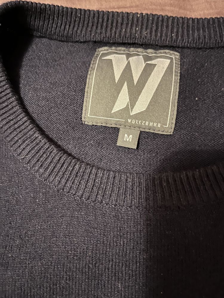 Sweter męski granatowy
