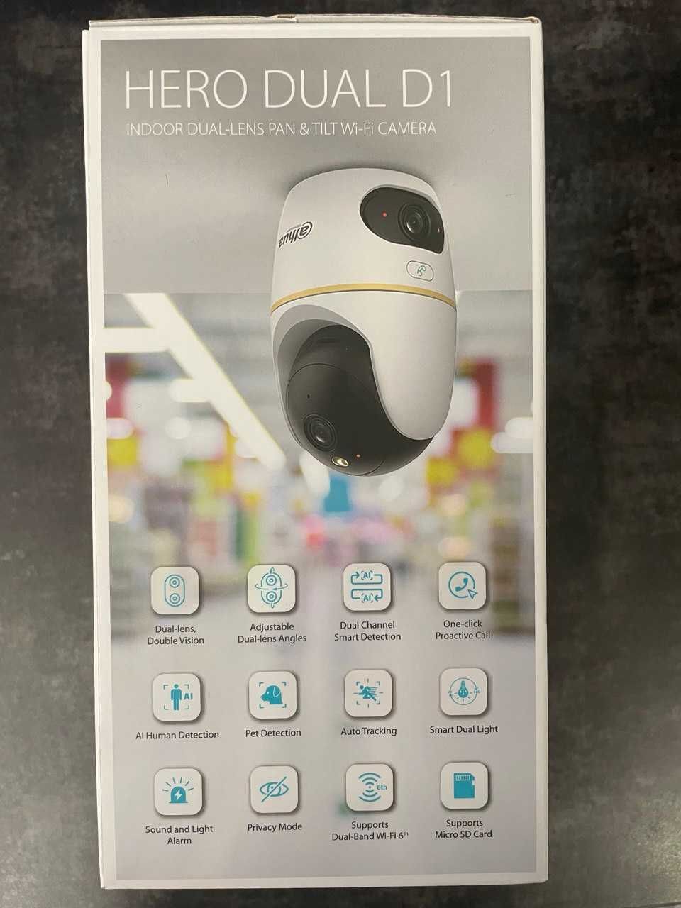 Відеокамера Dahua DH-H5D-5F 5МП Wi-Fi панорамна