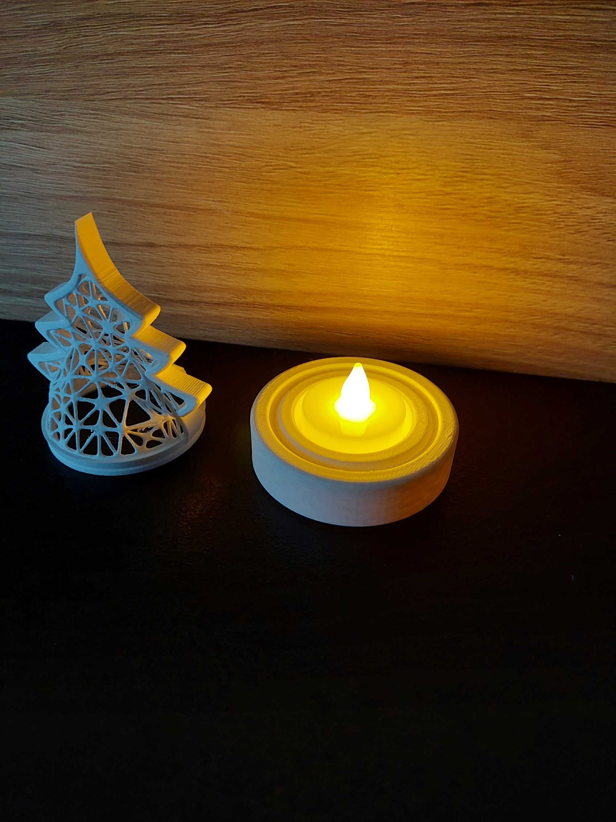 Ozdoba świąteczna, choinka na lampke led