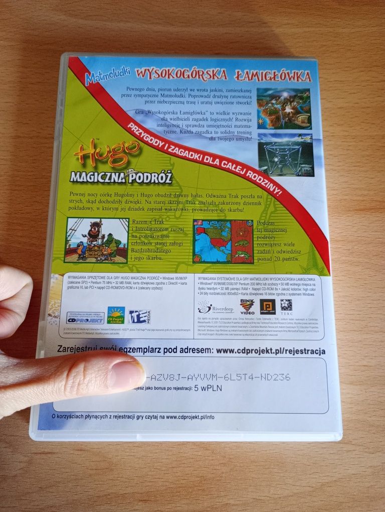 Hugo magiczna podróż PC