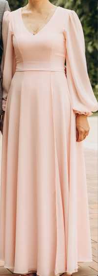Сукня святкова персикова