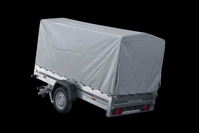 Przyczepka 264x125 UNITRAILER GARDEN 264 KIPP ze stelażem i pokrowcem
