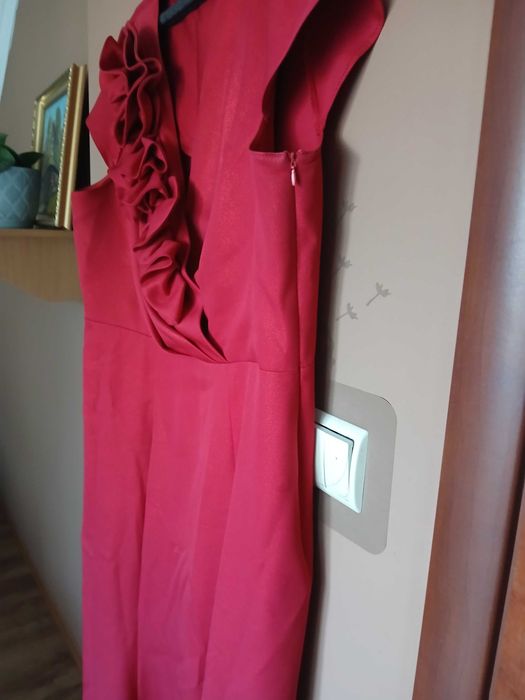 Elegancka długa sukienka wizytowa Rosa rozmiar 48/50/52 5 XL