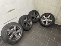 Alufelgi 16” Dezent grafit do BMW 5x120. 2 uszkodzone, 2 ok