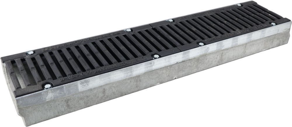 Kanał DN150 H100 D400 10x21x100cm 40ton korytko betonowe ruszt żeliwny