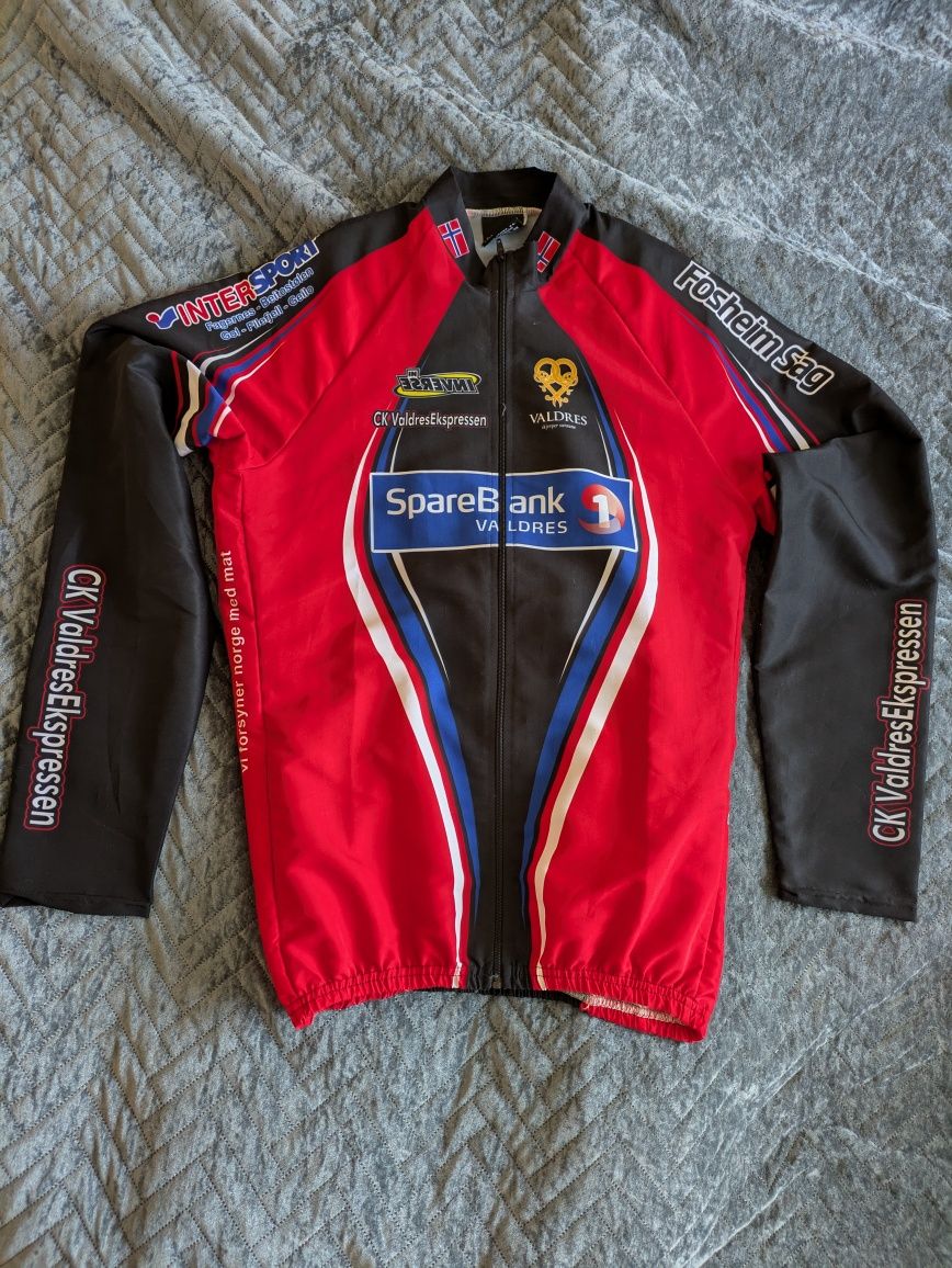 Kurtka wiatrówka kolarska rowerowa retro roz. XL