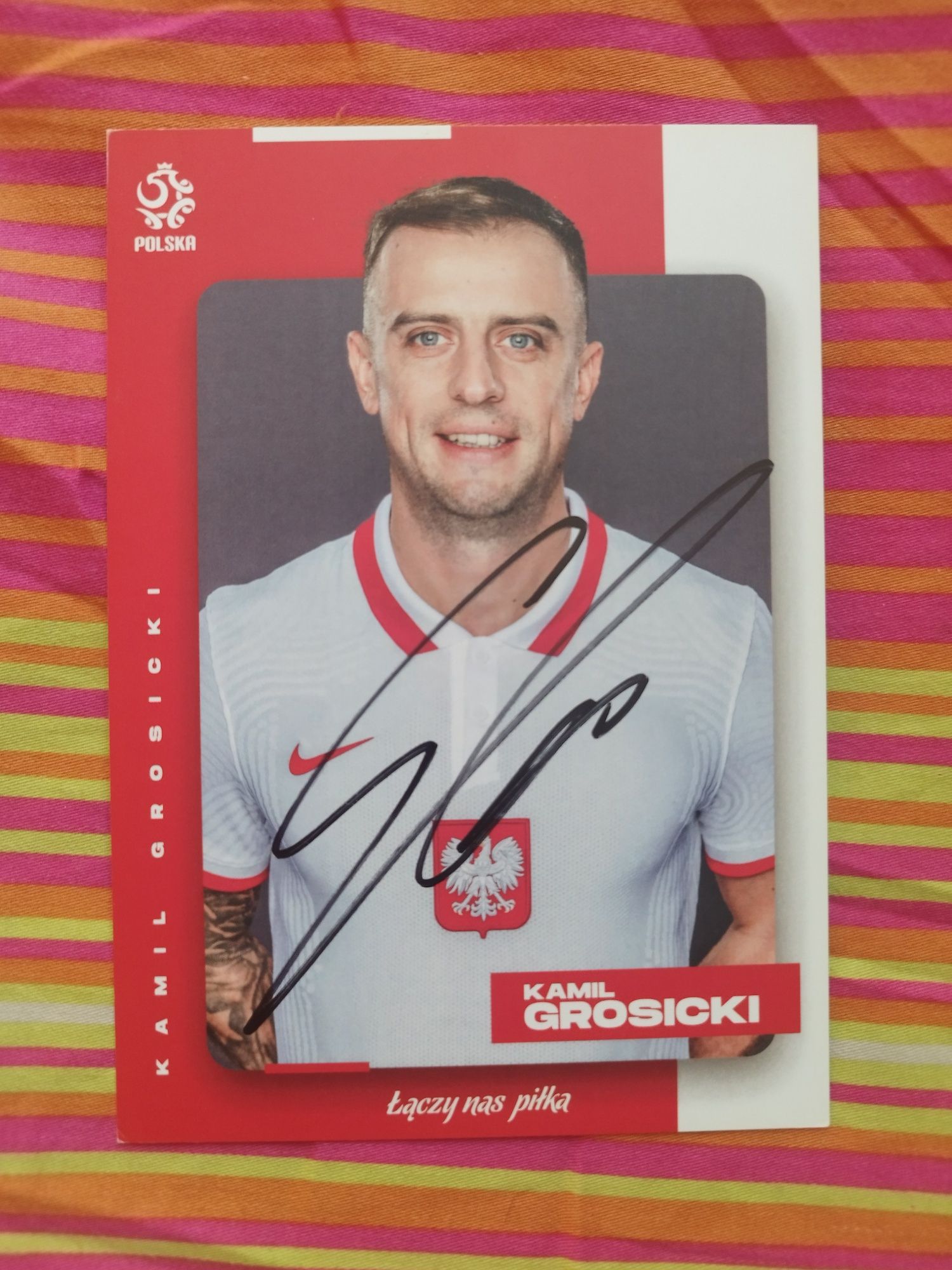 Karty PZPN autografy