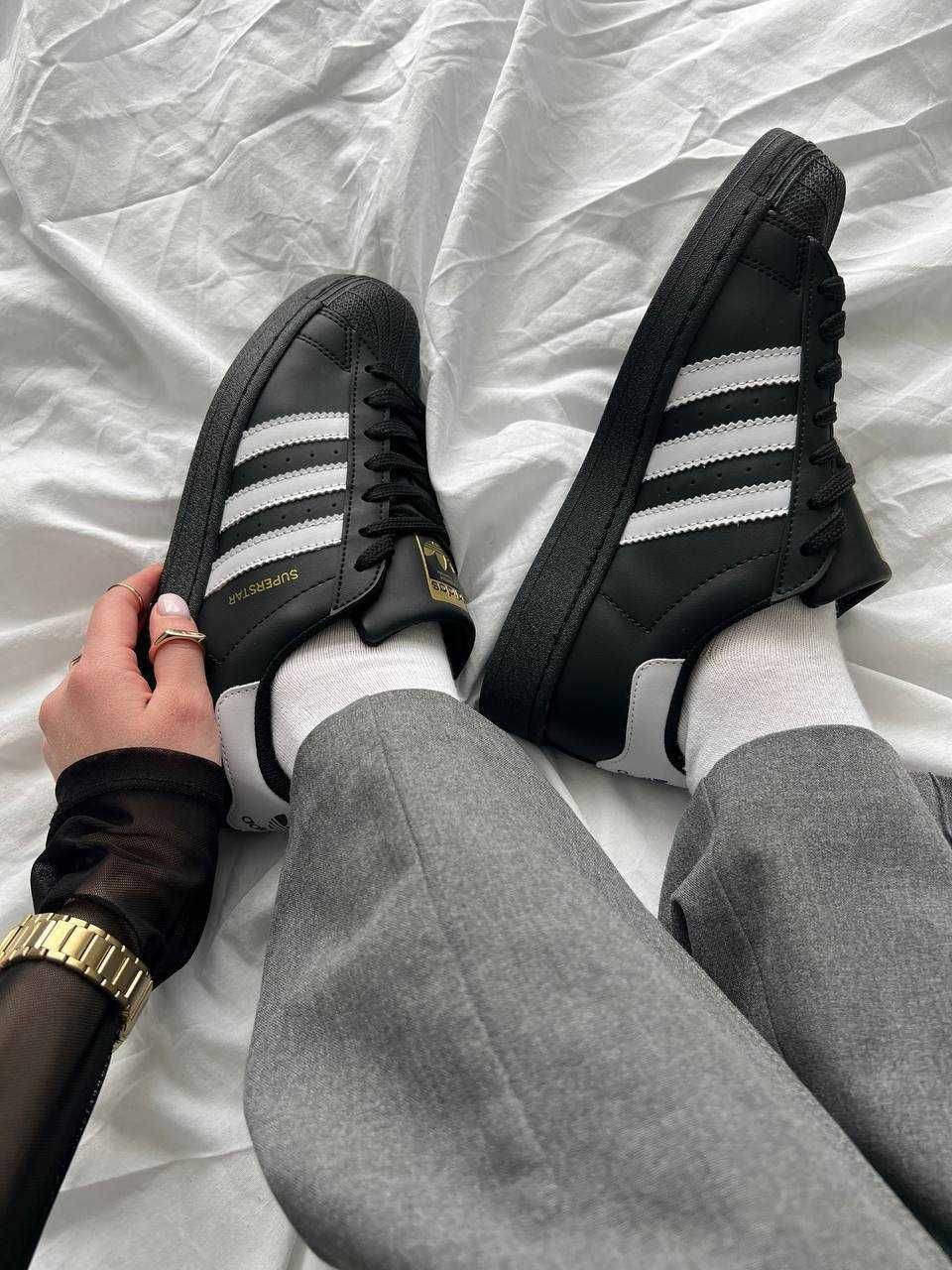 Adidas Superstar Black White