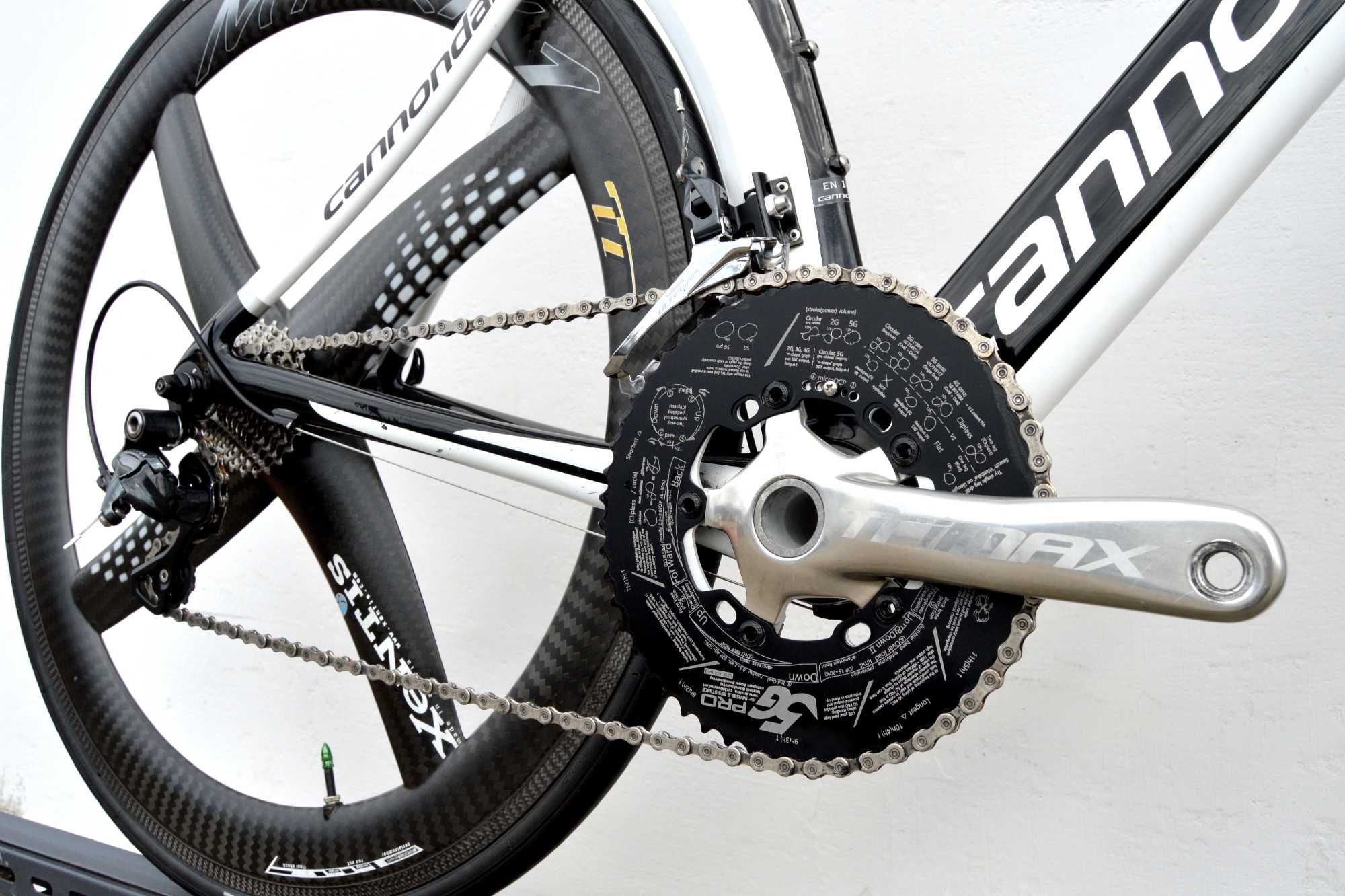 Triathlonowy CANNONDALE SLICE 54 Ultegra 2x11 śmigła carbon czasowy tt