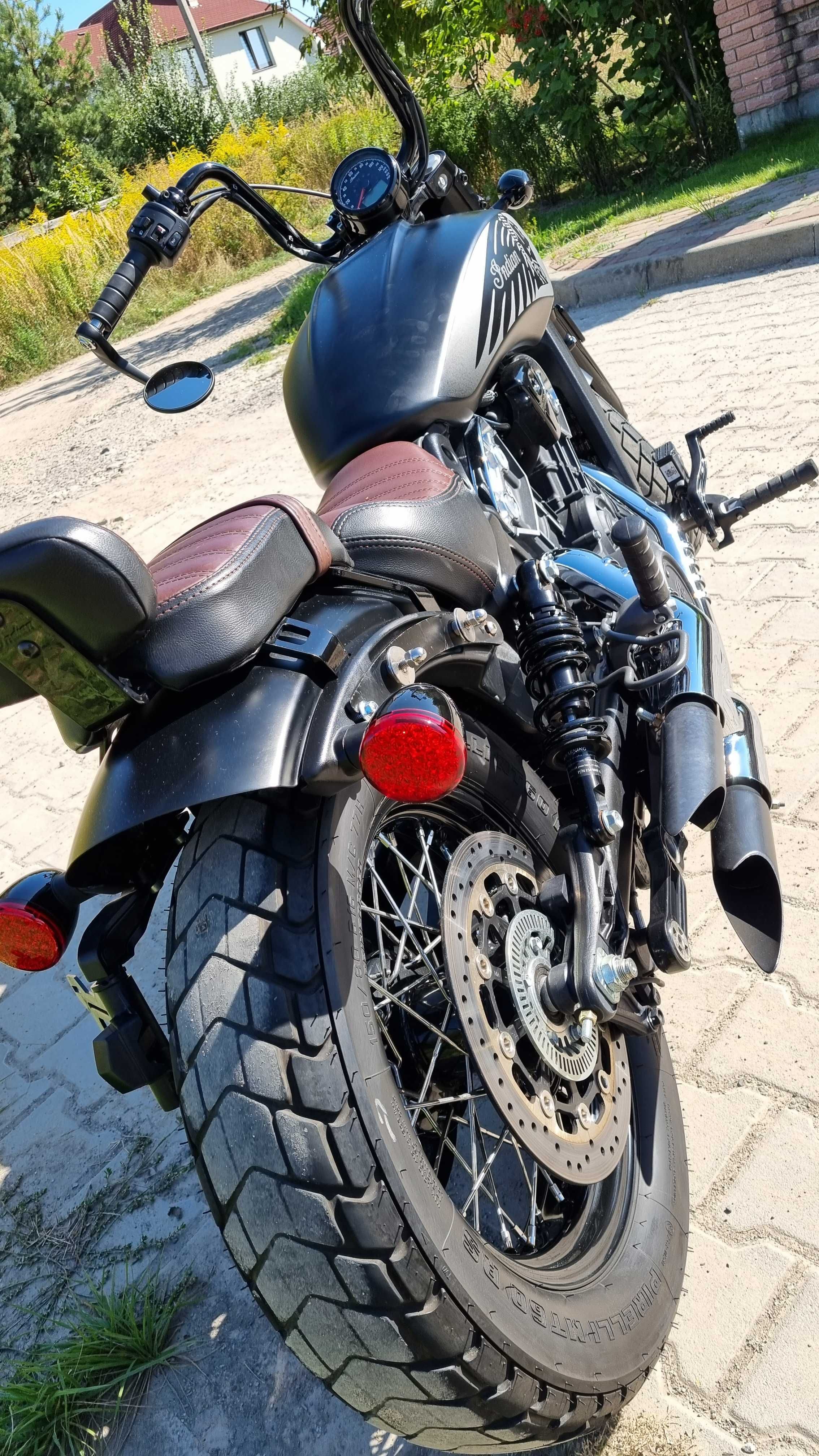 Мотоцикл Indian Scout Bobber Black Edition 2021 на Тюнінгу!