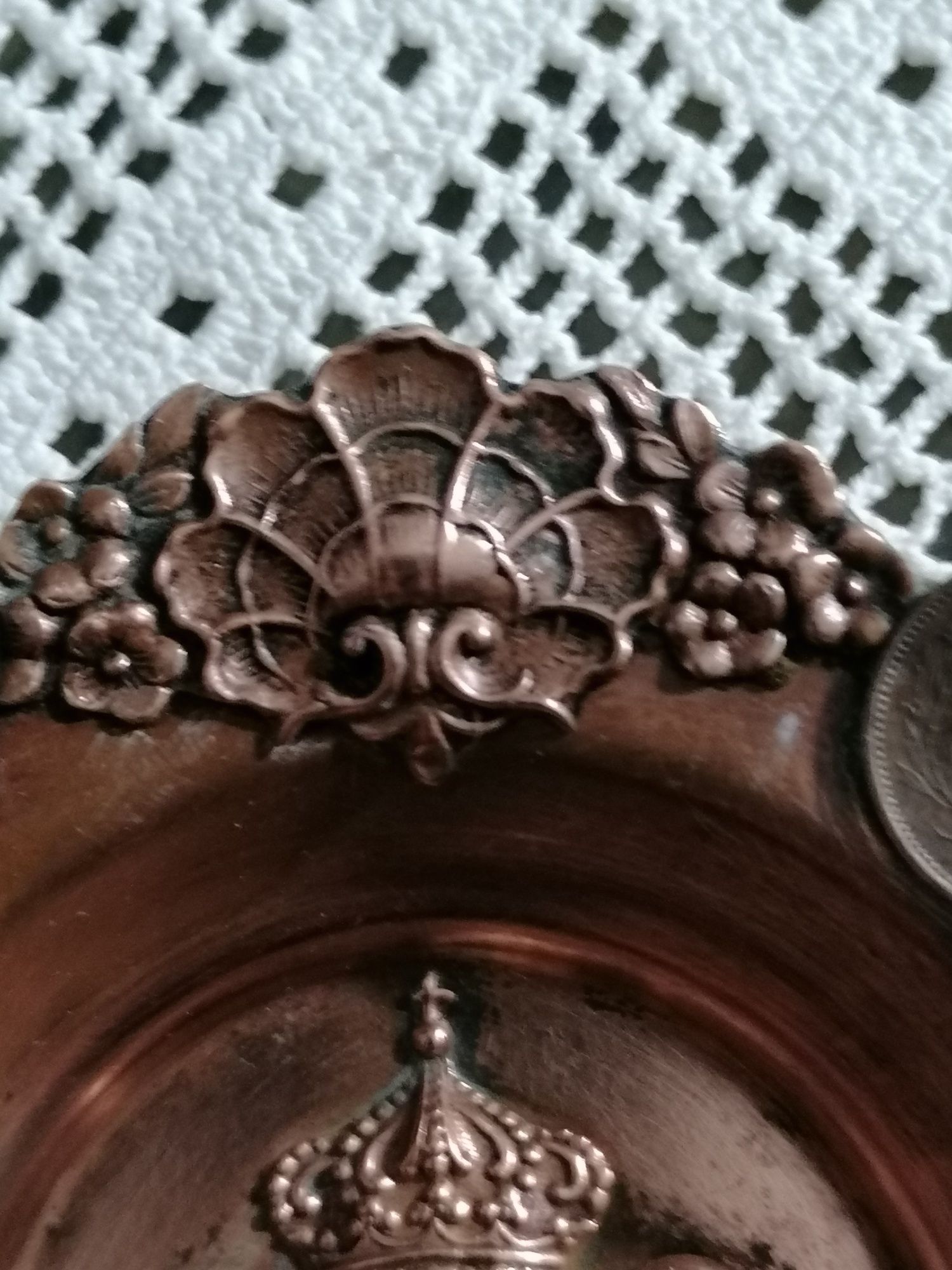 Cinzeiro antiguidade cobre