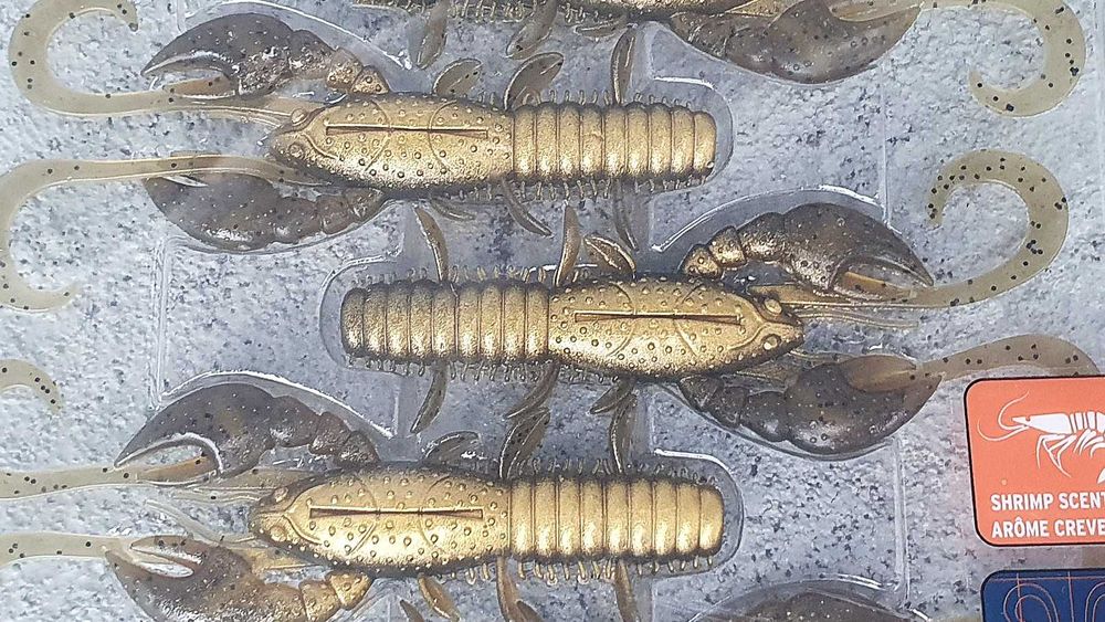 Guma raczek Berkley REALISTIC Hollow Body Craw 10cm - Zestaw 30 sztuk