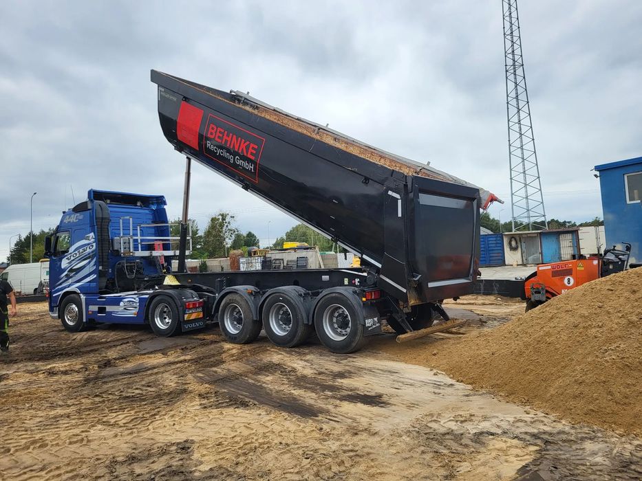 Meiller MHKS 41/3 Stalowa 28m3 z Niemiec  oryginał lakier stalowa naczepa super stan z Niemiec