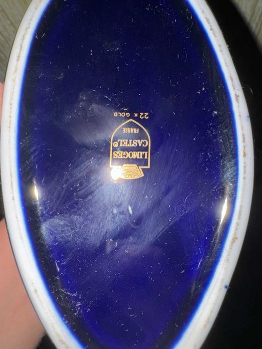 Antigo Pato de porcelana Limoges, França